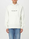 【三連休限定1000円OFF】 カルバン クライン CALVIN KLEIN スウェットシャツ トレーナー メンズ ホワイト Sweatshirts J30J325353 White 関税 送料無料 ラッピング無料 2024SS gi