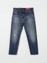 ディーゼル DIESEL レギュラーフィットジーンズ デニム ボーイズ ブルー Regular fit jeans J00981KXBMT Denim 関税 送料無料 ラッピング無料 2025AW gi