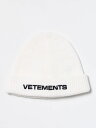 【15,000円以上1,000円OFF!!】 VETEMENTS ヴェトモン ホワイト White 帽子 メンズ 秋冬2023 UE54HA100W 【関税・送料無料】【ラッピング無料】 gi