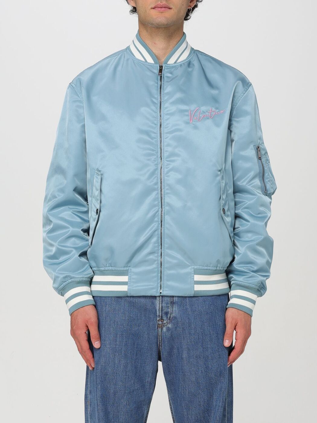 Х VALENTINO 㥱å  졼 Jackets 5V3CIF15AD9 Grey  ̵ åԥ̵...