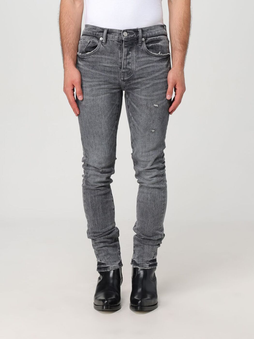 ѡץ PURPLE ǥ˥  졼 Jeans P001VAMG324 Grey  ̵ åԥ̵ 2025AW ...