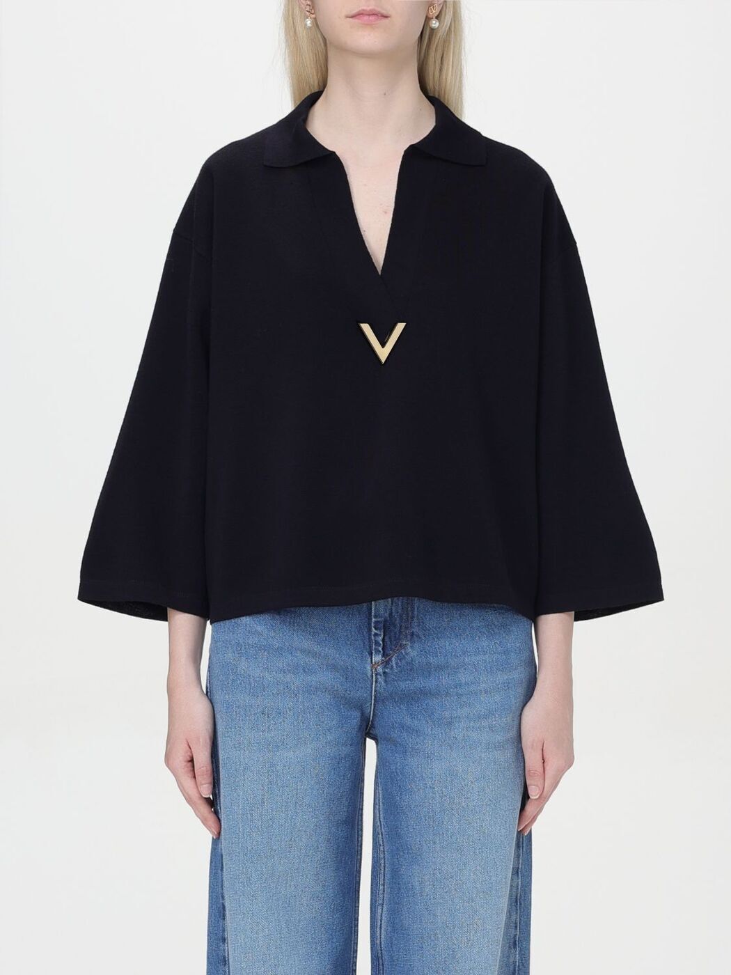 Х VALENTINO  ˥åȥ ǥ ֥롼 Knitwear 5B3KC56V8MJ Blue  ̵...
