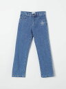 【三連休限定1000円OFF】 FENDI FENDI レギュラーフィットジーンズ デニム ボーイズ ブルー Regular fit jeans JUF116AMHX Denim 関税 送料無料 ラッピング無料 2025AW gi