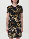 【1000円OFFクーポン配布中!!】 ヴェルサーチェ・ジーンズ・クチュール VERSACE JEANS COUTURE ポロシャツ Tシャツ レディース ブラック T-shirts and polo shirts 77HAH608JS409 Black 関税 送料無料 ラッピング無料 2025AW gi