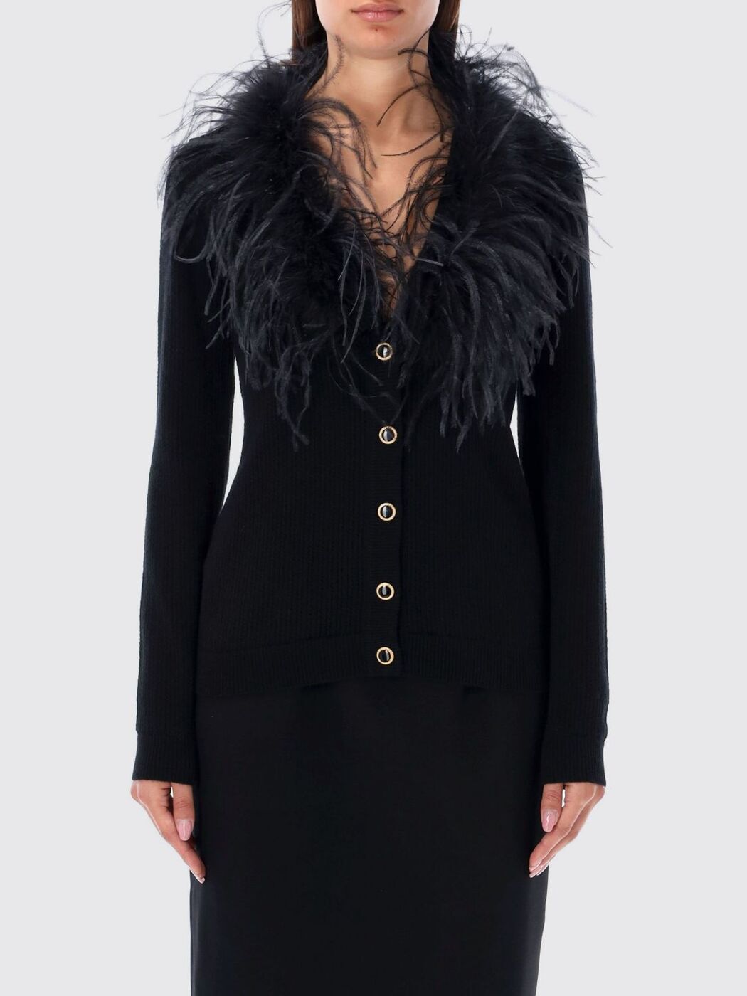 åɥ å ALESSANDRA RICH  ˥åȥ ǥ ֥å Knitwear FABX3875K4394 Black  ̵ åԥ̵ 2025AW gi