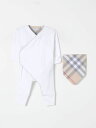 【本日ポイント4倍!!】 バーバリー BURBERRY ファッション小物 ベビーユニセックス ホワイト Pack 8093120 White 関税 送料無料 ラッピング無料 2025AW gi