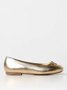 ドルチェ&ガッバーナ DOLCE&GABBANA バレエシューズ シューズ ガールズ ゴールド Ballet flats D11141AJ133 Gold 関税 送料無料 ラッピング無料 2025AW gi