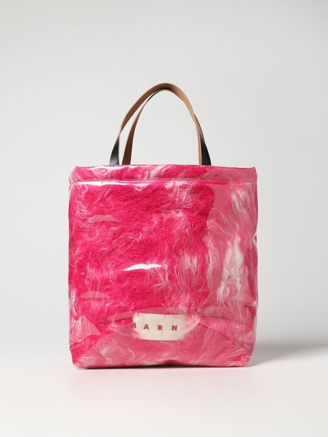 マルニ A4対応バッグ レディース 【土日限定クーポン配布中！】 MARNI マルニ パープル Fuchsia トートバッグ レディース 秋冬2023 SHMP0099U0P57880 【関税・送料無料】【ラッピング無料】 gi