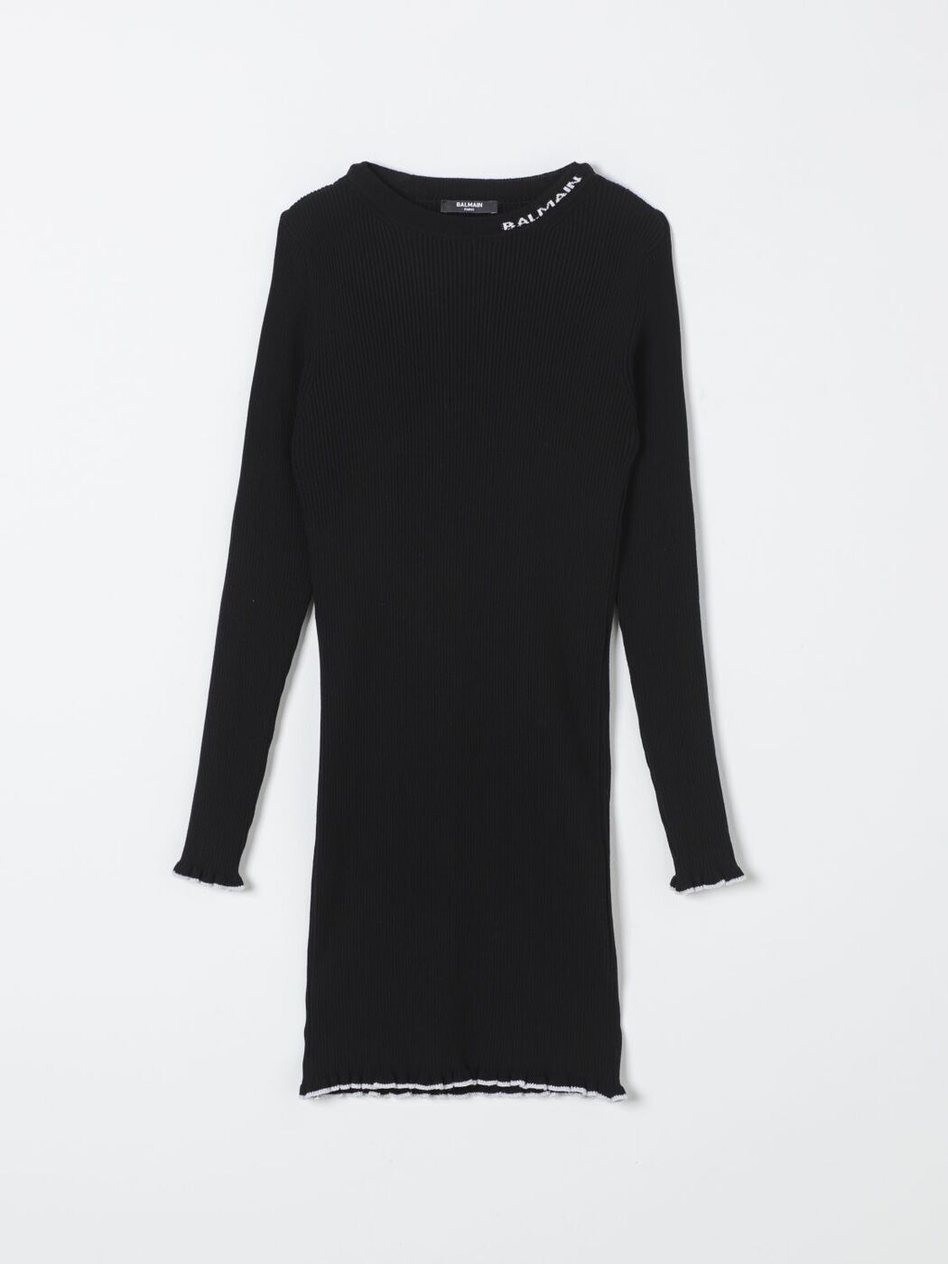 Хޥ BALMAIN 󥰥ɥ쥹 ɥ쥹 륺 ֥å Long dresses BV1A80Z2358 Black  ...