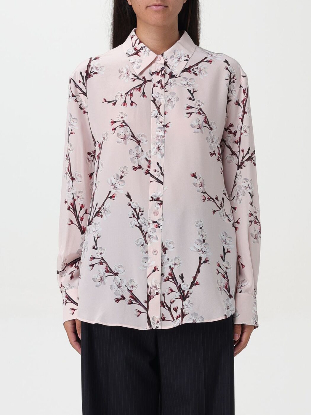 쥭 ޥå ALEXANDER MCQUEEN  ǥ ԥ Shirts 798281QCALA Pink...