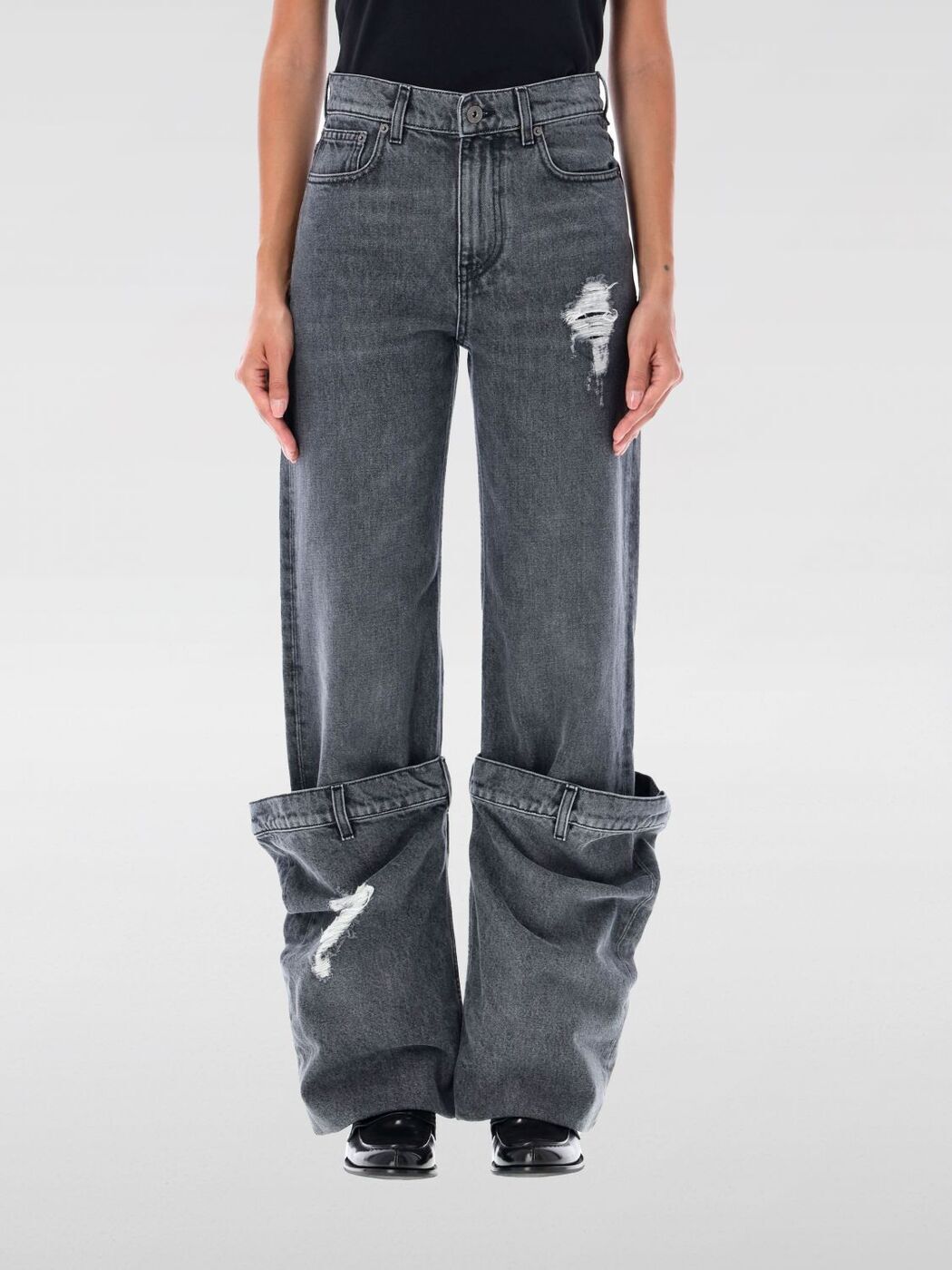 ジェイ ダブリュー アンダーソン J.W. ANDERSON デニム レディース グレー Jeans DT0056PG1195 Grey 関税 送料無料 ラッピング無料 2025AW giのサムネイル