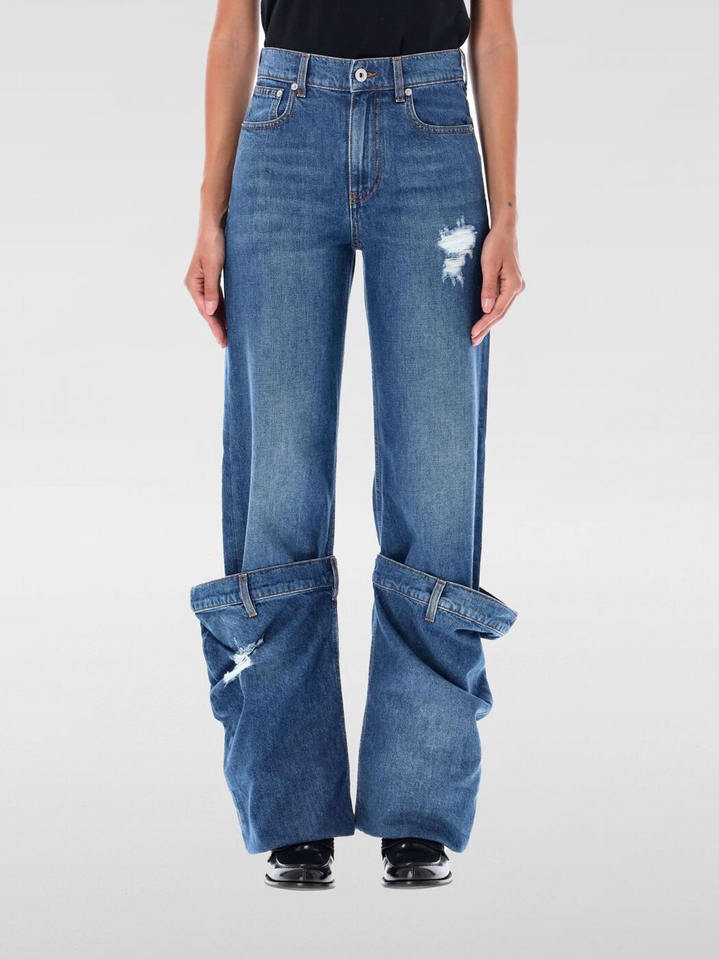 ジェイ ダブリュー アンダーソン J.W. ANDERSON デニム レディース ブルー Jeans DT0056PG1164 Blue 関税 送料無料 ラッピング無料 2025AW giのサムネイル