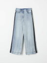 【三連休限定1000円OFF】 モナリザ MONNALISA レギュラーフィットジーンズ デニム ガールズ ブルー Regular fit jeans 49D4004020 Blue 関税 送料無料 ラッピング無料 2025AW gi