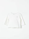 TEDDY & MINOU Tシャツ トップス ベビーユニセックス ホワイト T-shirt I24SH013M7016 White 関税 送料無料 ラッピング無料 2025AW gi