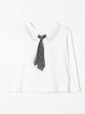 モナリザ MONNALISA ロングスリーブTシャツ Tシャツ ガールズ Long sleeve t-shirts 41D6024203 Yellow Cream 関税 送料無料 ラッピング無料 2025AW gi