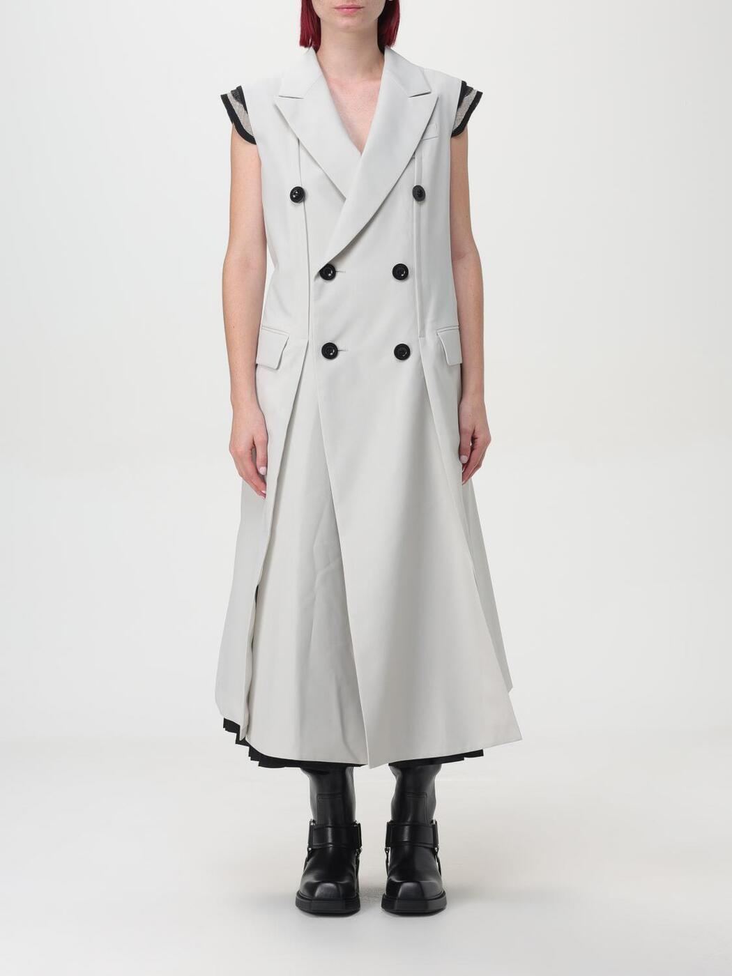 【土日限定クーポン配布中！】 SACAI サカイ ベージュ Beige コート レディース 秋冬2024/2025 2407337 【関税・送料無料】【ラッピング無料】 giのサムネイル