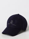 ブルネロ クチネリ BRUNELLO CUCINELLI ハット 帽子 メンズ ネイビー Hats M038P9850 Navy 関税 送料無料 ラッピング無料 2025AW gi