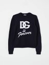 ドルチェ&ガッバーナ DOLCE&GABBANA クルーネックジャンパー ニットウェア ガールズ ネイビー Crew neck jumpers L5KWJ6JCVV9 Navy 関税 送料無料 ラッピング無料 2025AW gi