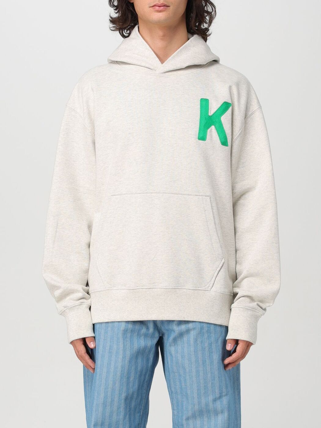 美品】KENZO ケンゾー タイガー 刺繍 スウェット トレーナー グレー