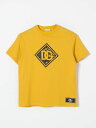 ドルチェ&ガッバーナ DOLCE&GABBANA ロングスリーブTシャツ Tシャツ ボーイズ イエロー Long sleeve t-shirts L4JTHVG7N1F Yellow 関税 送料無料 ラッピング無料 2025AW gi