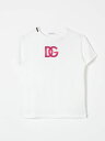 ドルチェ&ガッバーナ DOLCE&GABBANA ロングスリーブTシャツ Tシャツ ガールズ ホワイト Long sleeve t-shirts L5JTNKG7N4K White 関税 送料無料 ラッピング無料 2025AW gi