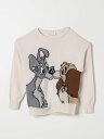 モナリザ MONNALISA クルーネックジャンパー ニットウェア ガールズ ベージュ Crew neck jumpers 19D6154089 Cream 関税 送料無料 ラッピング無料 2025AW gi