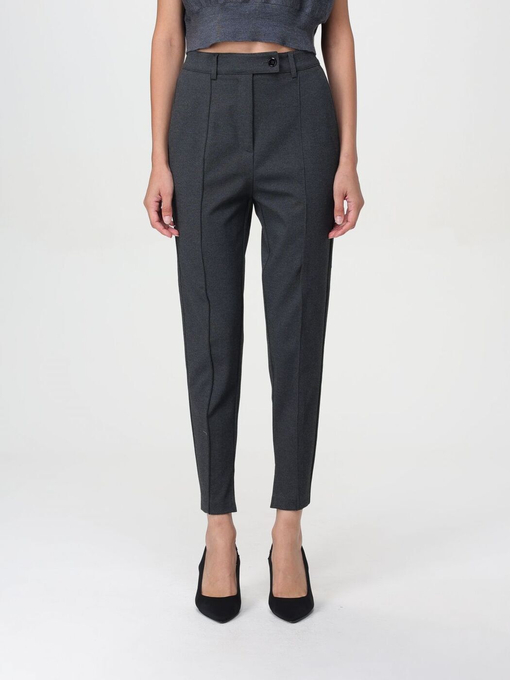 ԥ PINKO ܥ ѥ ǥ 졼 Trousers 104129A15M Grey  ̵ åԥ̵ 2...