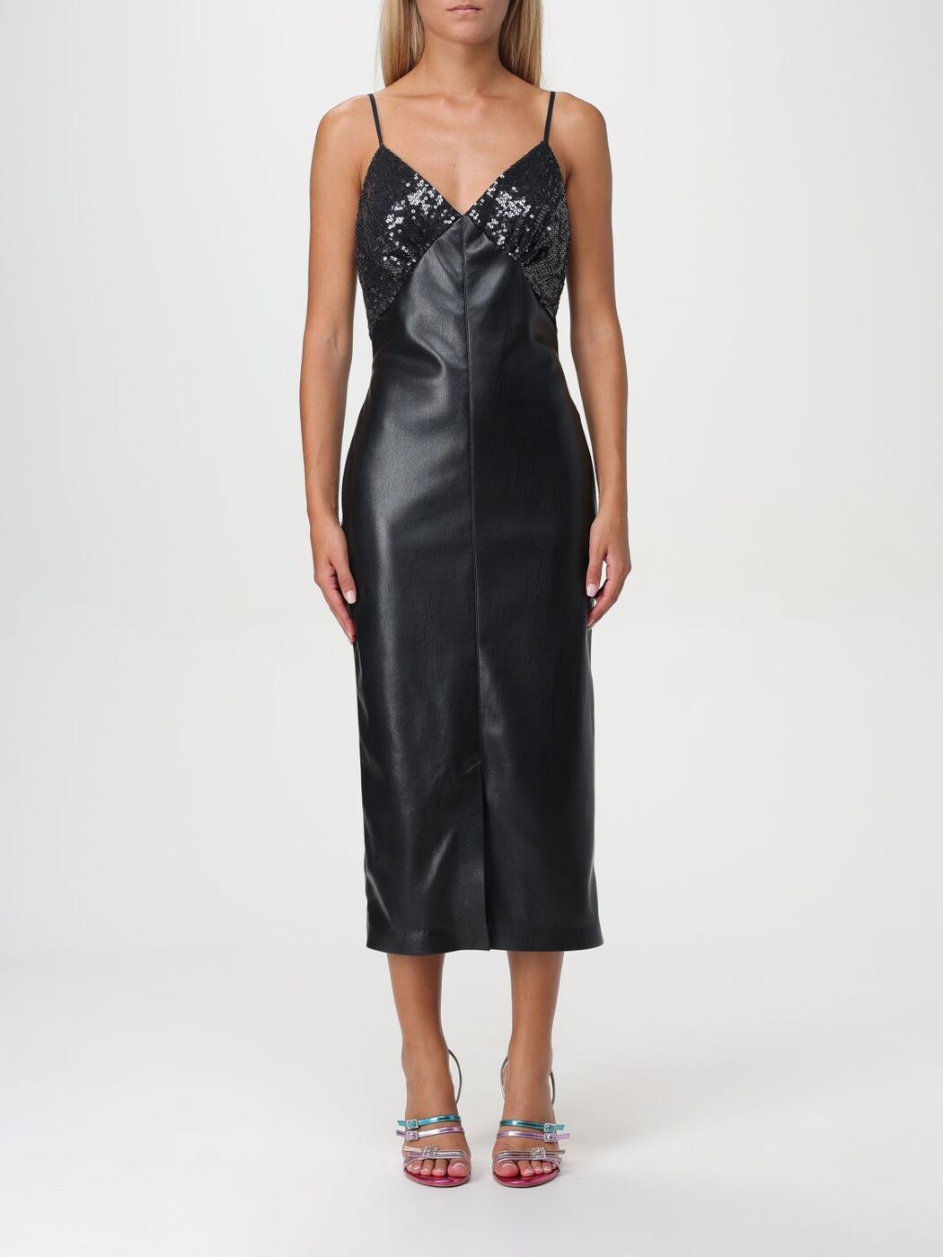 ݥȺ4!! २ MSGM ԡ ɥ쥹 ǥ ֥å Dresses 3741MDA45Y24...