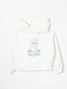 モナリザ MONNALISA クルーネックジャンパー ニットウェア ガールズ ベージュ Crew neck jumpers 19D6194001 Cream 関税 送料無料 ラッピング無料 2025AW gi