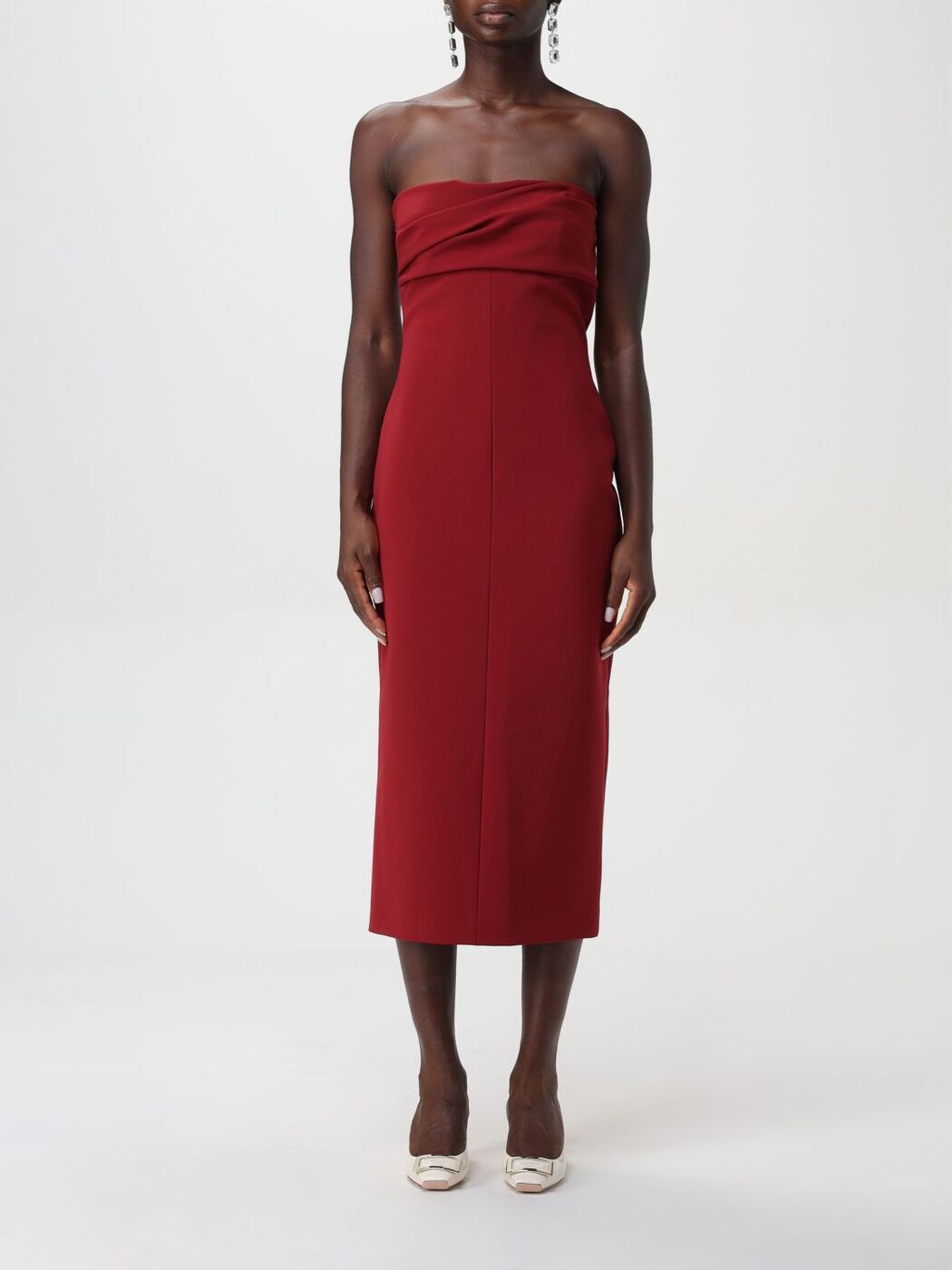 【5のつく日P4倍！】 フィロソフィー PHILOSOPHY DI LORENZO SERAFINI ワンピース ドレス レディース レッド Dresses 04445721 Red 関税 送料無料 ラッピング無料 2025AW giのサムネイル