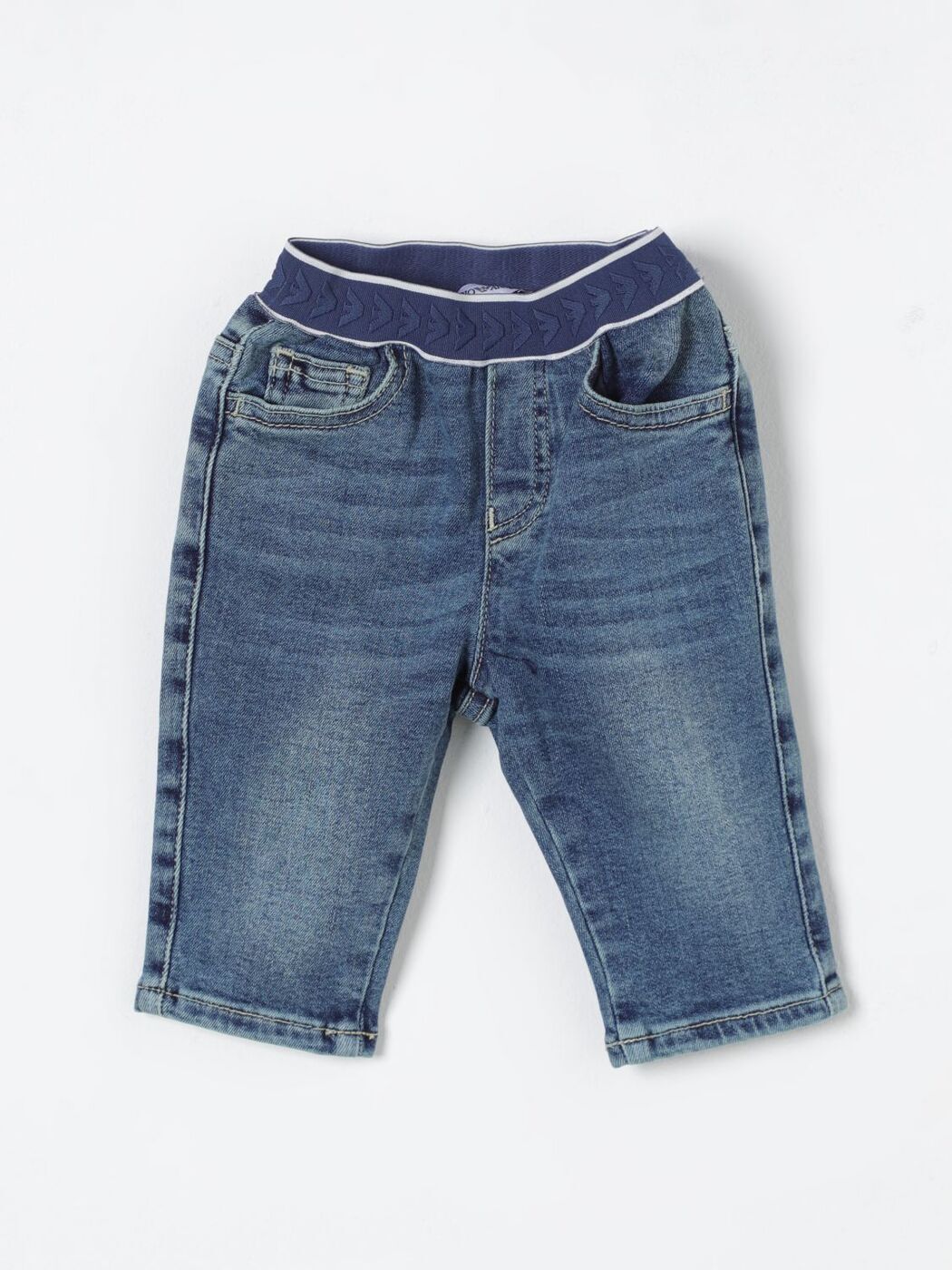 ݥꥪ ޡ EMPORIO ARMANI ܥ ѥ ٥ӡ˥å ֥롼 Pants 6DHJ073D24Z Den...