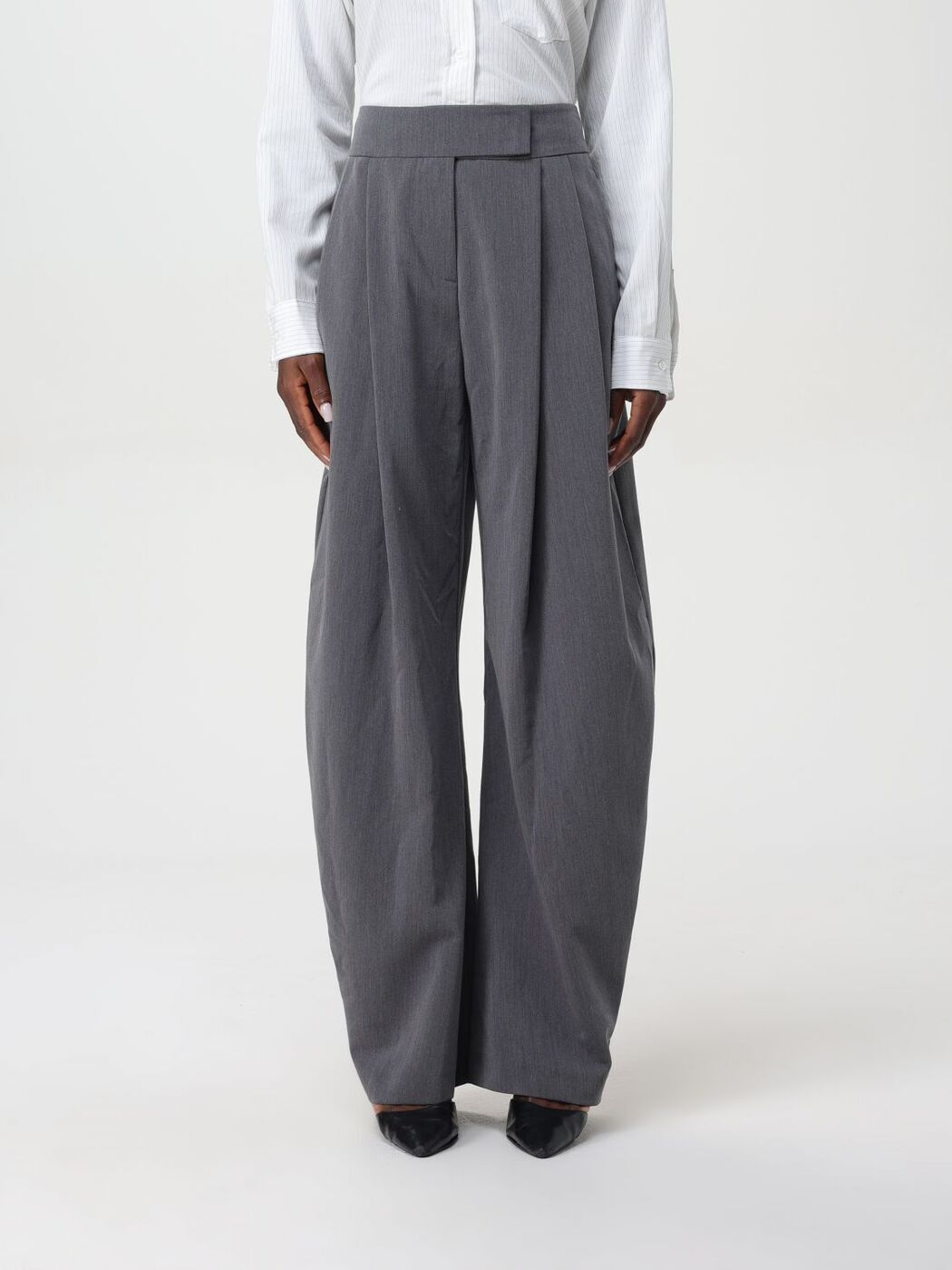 ԥ PINKO ܥ ѥ ǥ 졼 Trousers 103549A18E Grey  ̵ åԥ̵ 2...