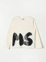 【本日ポイント4倍!!】 エムエスジーエム MSGM KIDS Tシャツ トップス ベビーユニセックス ベージュ T-shirt F4MSUNTH266 Cream 関税 送料無料 ラッピング無料 2025AW gi