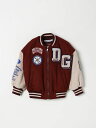 ドルチェ&ガッバーナ DOLCE&GABBANA ボンバージャケット ジャケット ボーイズ レッド Bomber jackets L42B54G7NOP Burgundy 関税 送料無料 ラッピング無料 2025AW gi