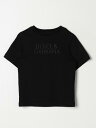 ドルチェ&ガッバーナ DOLCE&GABBANA ロングスリーブTシャツ Tシャツ ボーイズ ブラック Long sleeve t-shirts L4JTHUG7N0D Black 関税 送料無料 ラッピング無料 2025AW gi