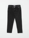 エムエスジーエム MSGM レギュラーフィットジーンズ デニム ボーイズ ブラック Regular fit jeans F4MSJBDP021 Black 関税 送料無料 ラッピング無料 2025AW gi