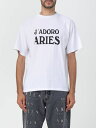 【15,000円以上1,000円OFF!!】 ARIES アリーズ ホワイト White Tシャツ メンズ 秋冬2023 FUAR60006 【関税・送料無料】【ラッピング無料】 gi