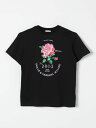 【1000円OFFクーポン配布中!】 ドルチェ&ガッバーナ DOLCE&GABBANA ロングスリーブTシャツ Tシャツ ガールズ ブラック Long sleeve t-shirts L5JTNMG7N0U Black 関税 送料無料 ラッピング無料 2025AW gi