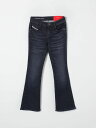 ディーゼル DIESEL レギュラーフィットジーンズ デニム ガールズ ブルー Regular fit jeans J00991KXBLZ Blue 関税 送料無料 ラッピング無料 2025AW gi