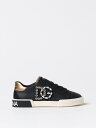 【1000円OFFクーポン配布中!】 ドルチェ&ガッバーナ DOLCE&GABBANA 厚底スニーカー スニーカー ガールズ ブラック High top sneakers D11187AA631 Black 関税 送料無料 ラッピング無料 2025AW gi