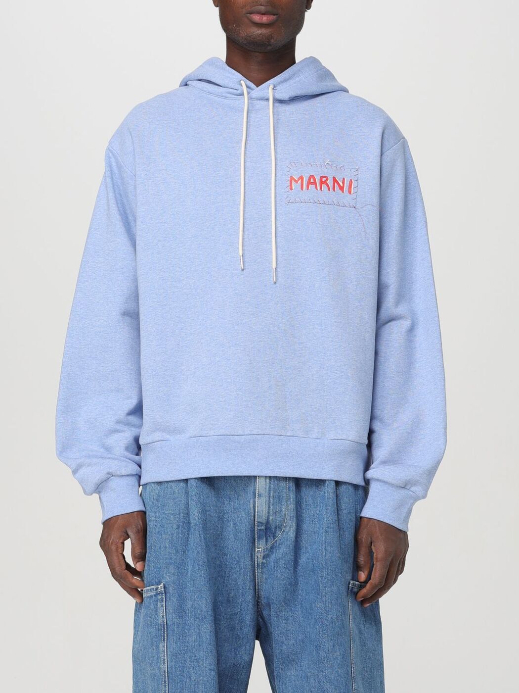 【本日1日はP3倍！】 マルニ MARNI スウェットシャツ トレーナー メンズ Sweatshirts FUMU0137X0UTC397 Gnawed Blue 関税 送料無料 ラッピング無料 2025AW giのサムネイル