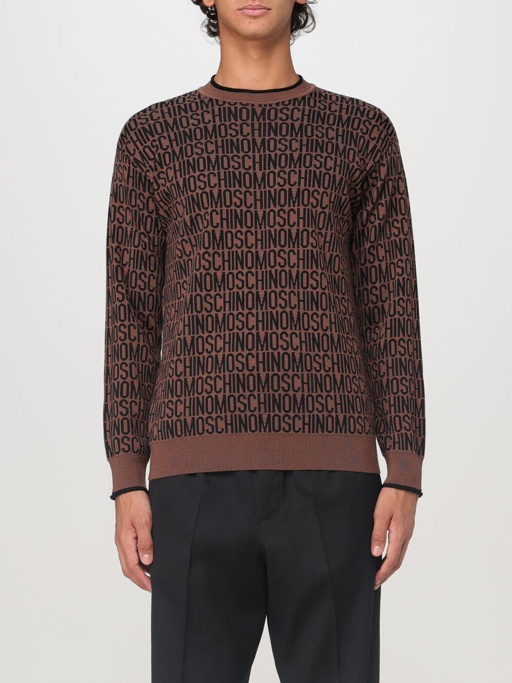 ⥹ MOSCHINO  ˥åȥ  ֥饦 Knitwear 09062600 Brown  ̵ ...