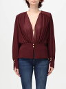 エリザベッタ フランキ ELISABETTA FRANCHI Tシャツ トップス レディース レッド T-shirts and tops CA079 Burgundy 関税 送料無料 ラッピング無料 2025AW gi