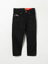 ディーゼル DIESEL レギュラーフィットジーンズ デニム ボーイズ ブラック Regular fit jeans J00809KXBME Black 関税 送料無料 ラッピング無料 2025AW gi
