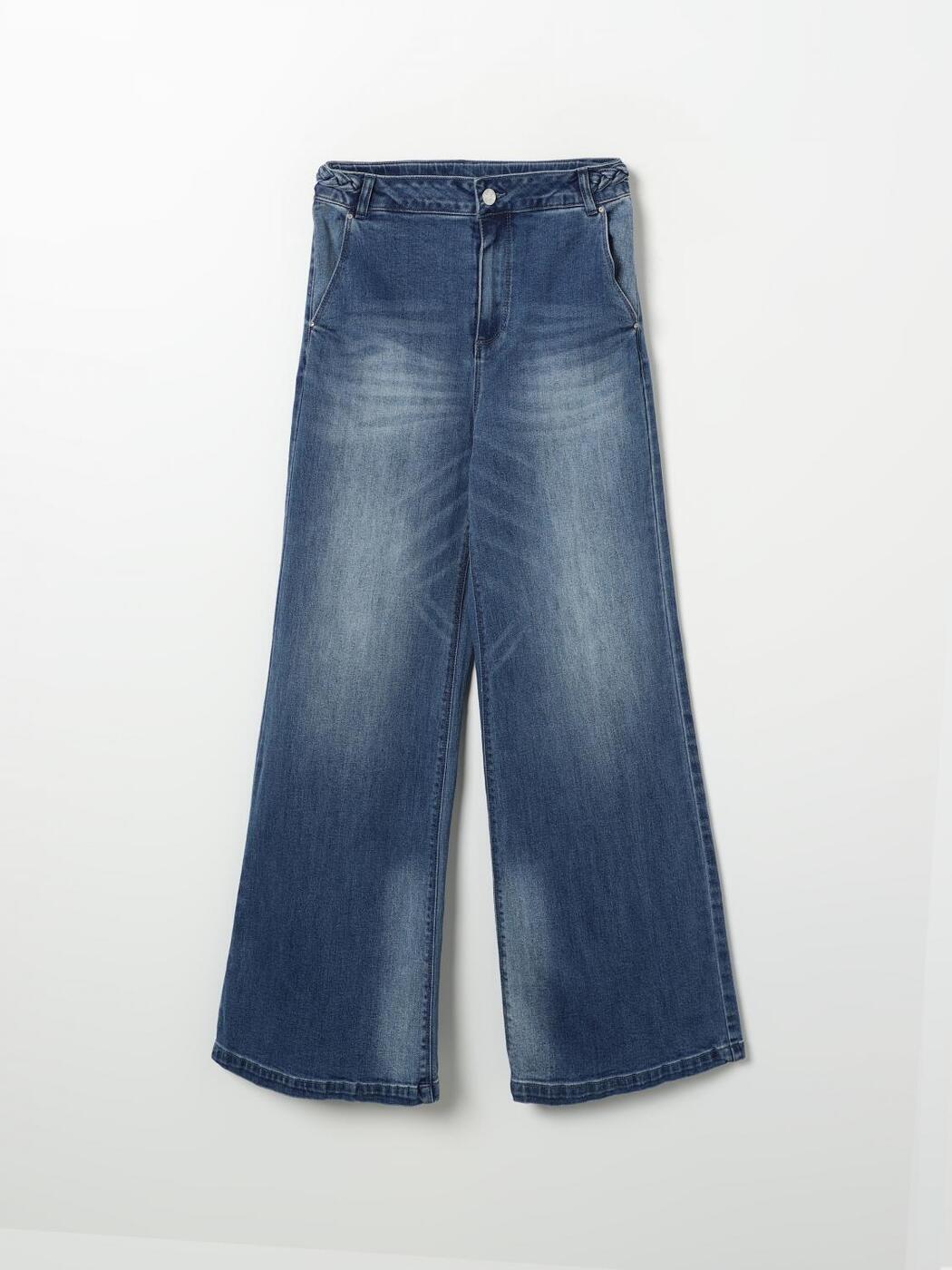 塼 硽 LIU JO 쥮顼եåȥ ǥ˥ 륺 ֥롼 Regular fit jeans GF4122D324...