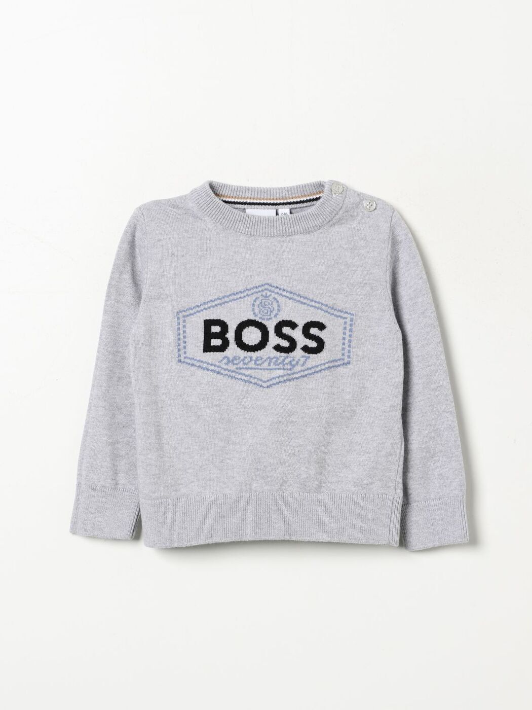 ܥå BOSS KIDSWEAR T ȥåץ ٥ӡ˥å 졼 T-shirt J51282 Grey  ...