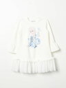 モナリザ MONNALISA ロングドレス ドレス ガールズ Long dresses 19D9134001 Yellow Cream 関税 送料無料 ラッピング無料 2025AW gi