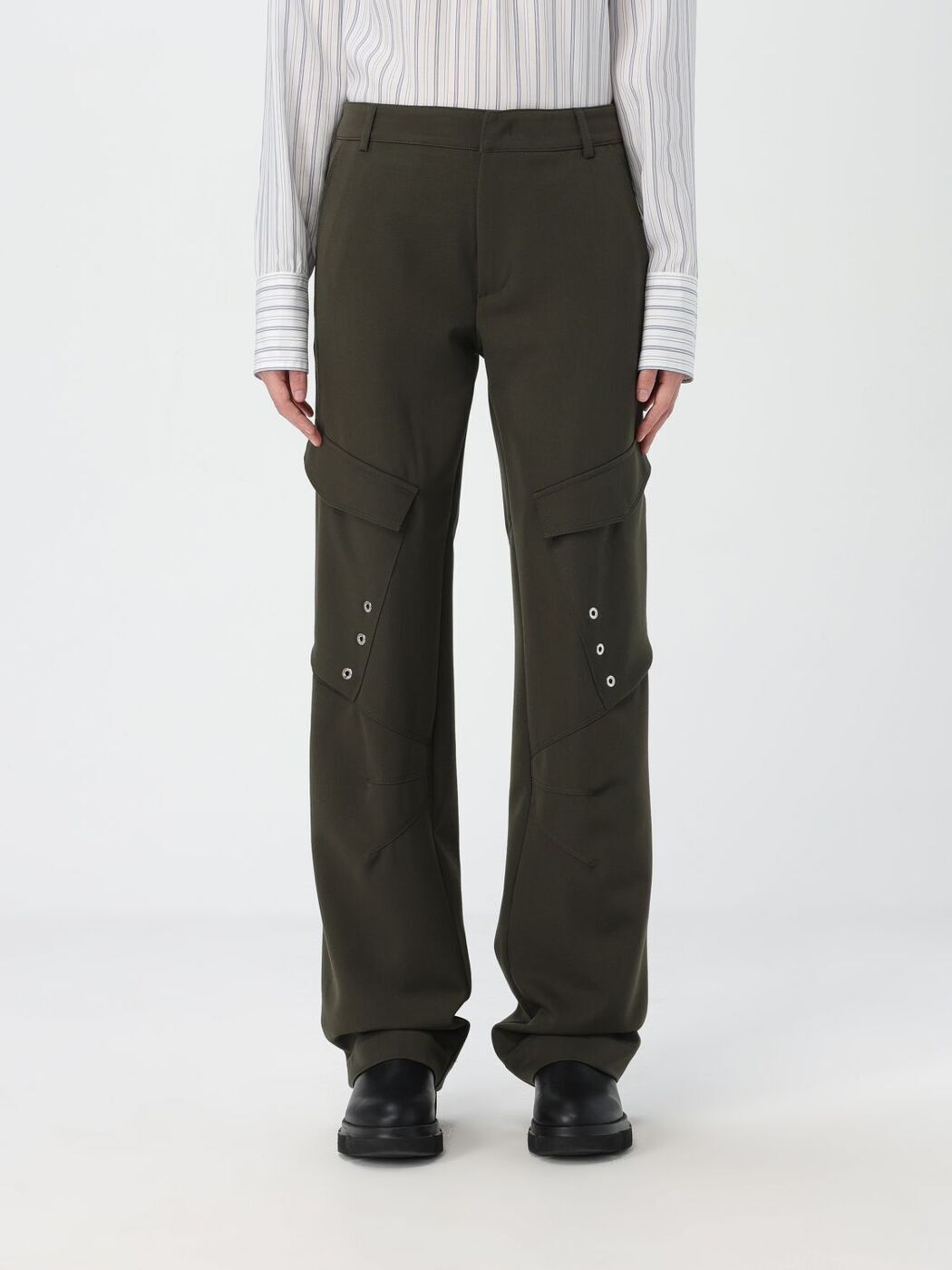 ɥå DONDUP ܥ ѥ ǥ ꡼ Trousers DP700OS0105DXXX Green  ̵...