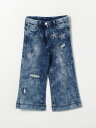 モナリザ MONNALISA レギュラーフィットジーンズ デニム ガールズ ブルー Regular fit jeans 19D4124020 Denim 関税 送料無料 ラッピング無料 2025AW gi
