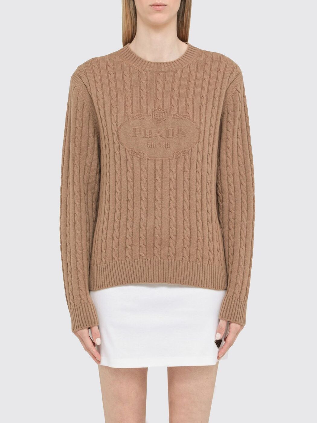 プラダ PRADA セーター ニットウェア レディース ベージュ クリスマス Knitwear P24A3C13FC Beige 関税 送料無料 ラッピング無料 2024AW giのサムネイル